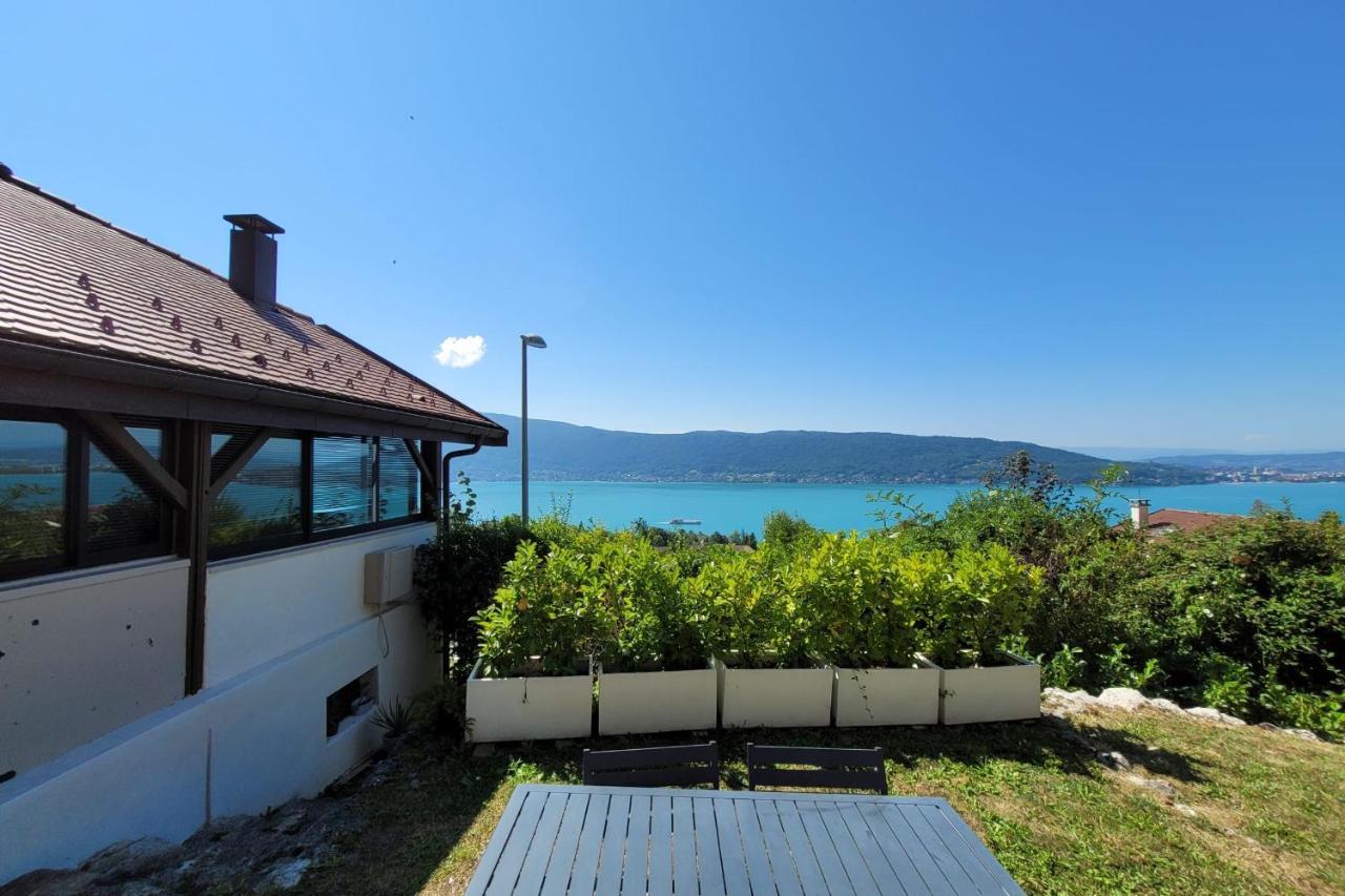 Maisonnette Vue Panoramique Lac D'Annecy Veyrier-du-Lac Exterior foto