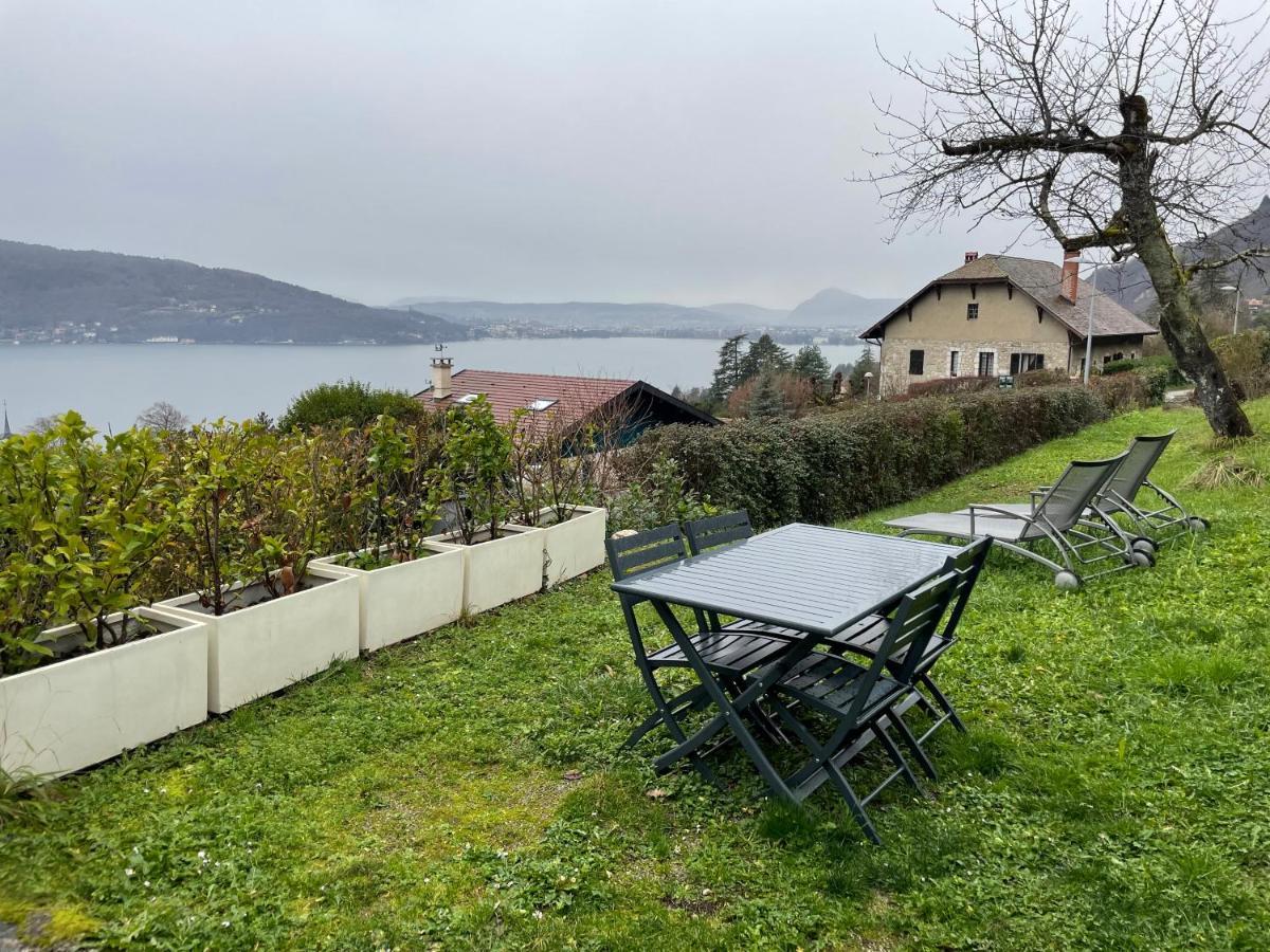 Maisonnette Vue Panoramique Lac D'Annecy Veyrier-du-Lac Exterior foto